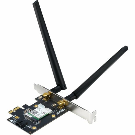 US PCE-AX3000 | Interne Wi-Fi 6 & Bluetooth Adapter | PCIe | Dual-band 3000 Mbps | Inclusief antennebasis