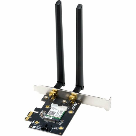 US PCE-AX3000 | Interne Wi-Fi 6 & Bluetooth Adapter | PCIe | Dual-band 3000 Mbps | Inclusief antennebasis