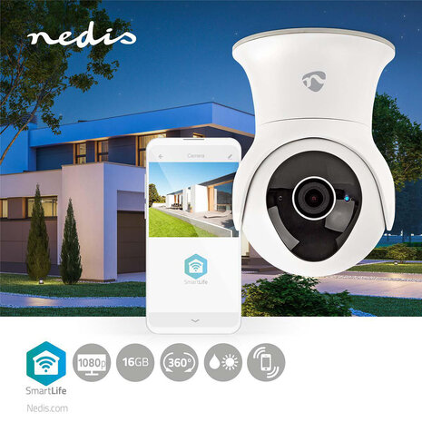 Nedis SmartLife Camera voor Buiten (dome)
