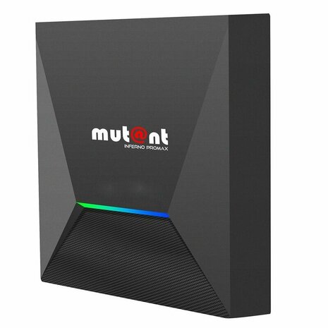  Mutant Inferno ProMax 8K UHD Android 9.0 IP-Receiver (Dual-WiFi, USB 3.0, HDMI, MicroSD, Zwart)