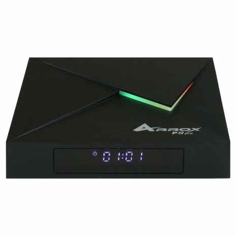  Arrox F9 Pro 8K UHD Android 9.0 IP-Receiver (2.4/5GHz Dual-WiFi, LAN, USB 3.0, MicroSD, Zwart)