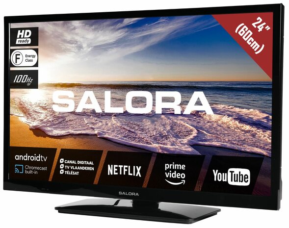 Salora 24 inch LED TV 9109CTS2ANDROID DVB-S2/C/T2 12/230V