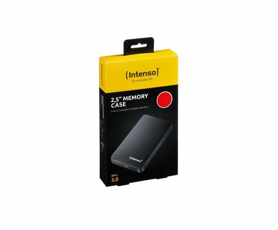 Intenso 2TB 2.5" Memory Case USB 3.0 externe harde schijf 2000 GB Zwart