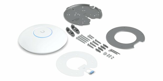 Ubiquiti UniFi U7 Pro | Wifi 7 | Power over Ethernet (PoE) | 5400 Mbit/s | Inclusief Montagebeugel