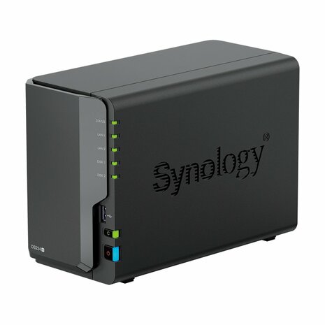Synology DiskStation DS224+ NAS | 2 Drive Bays | Intel J4125 | 2x Gigabit Ethernet | Zwart