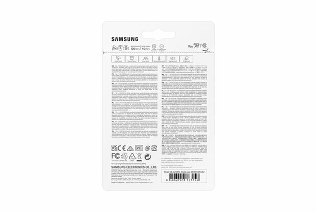 Samsung EVO Plus | MicroSDXC | 128GB | Class 10 | UHS-I U1