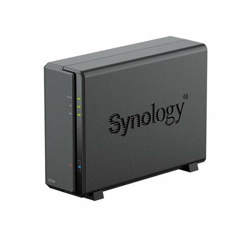 Synology DiskStation DS124 NAS | 1 Drive Bay | 1x Gigabit Ethernet | Zwart