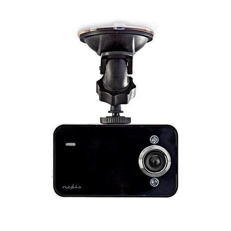 Dashcam 720p@30fps 3.0 MPixel 2.4 " LCD Bewegingsdetectie Zwart