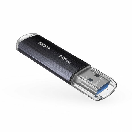 Silicon Power Blaze B02 | 256GB USB-A 3.2 Flash Drive | Zwart