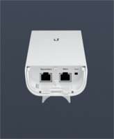Ubiquiti NanoStation NSM2 | WiFi 4 Outdoor CPE | 150 Mbit/s | Passief PoE (injector inbegrepen) | Inclusief Mastmontagebeugel