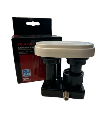 Duo lnb voor Astra 1 en 3 met 1 aansluiting Monoblock 4 graden LNB voor schotels van 80 tot 100 cm