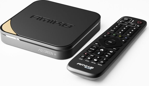 Amiko A11 Green+ 4K UHD Media Streaming Box 