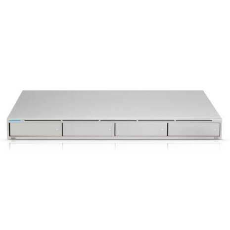 Ubiquiti UniFi Protect UNVR | Netwerk Video Recorder (NVR) | 4x 2.5"/3.5" HDD Bays | 1x 10G SFP+ & 1x Gigabit Ethernet | RAID 1/5 | 1U Rackmount | Grijs