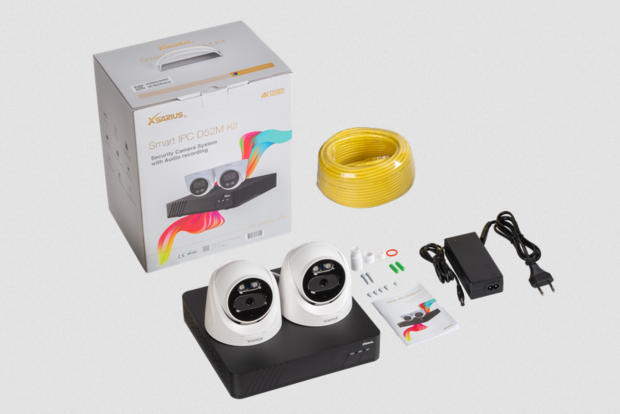 Xsarius Smart IPC D52M Kit &ndash; Geavanceerd Beveiligingscamera Systeem met Audio-opname