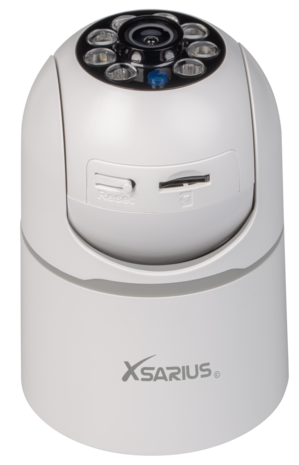 Xsarius Smart IPC I4M WiFi &ndash; Draadloze PTZ Beveiligingscamera met Full HD, Nachtzicht en Geluidsdetectie