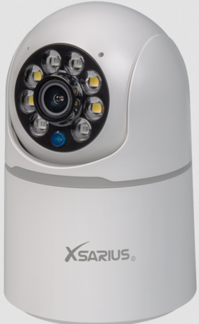 Xsarius Smart IPC I4M WiFi &ndash; Draadloze PTZ Beveiligingscamera met Full HD, Nachtzicht en Geluidsdetectie