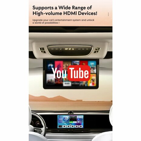 Mutant Provip Box &ndash; Draadloze CarPlay- en Android Auto-adapter met HDMI voor entertainment in de auto