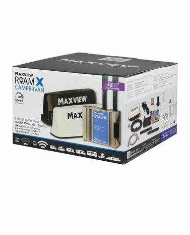 Maxview Roam X Campervan WiFi System (wit) 5G Ready Antenne