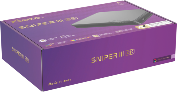 Xsarius Sniper 3 - 4K Linux OTT Mediastreamer