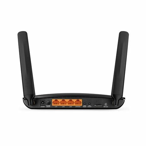 TP-Link Archer MR400 | Draadloze Dual-band Router (2.4 GHz / 5 GHz) | 4G LTE Modem | AC1200 (tot 300 + 867 Mbit/s) | Zwart