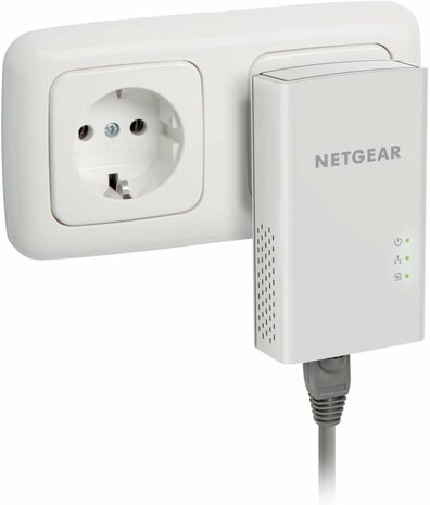 NETGEAR Powerline 1000 | Powerline Adapter | 1000 Mbps | 1x Gigabit Ethernet | Wi-Fi N300 | Wit