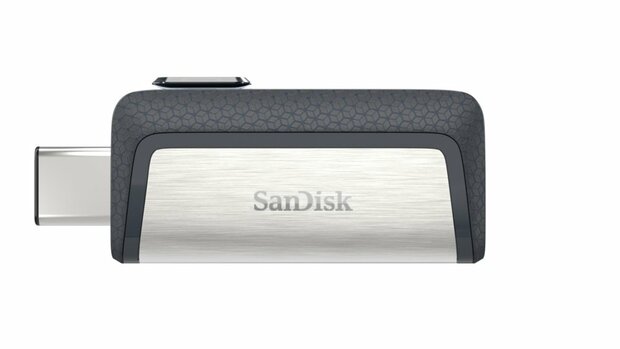 SanDisk Ultra Dual Drive USB Type-C USB flash drive 128 GB USB Type-A / USB Type-C 3.2 Gen 1 (3.1 Gen 1) Zwart, Zilver