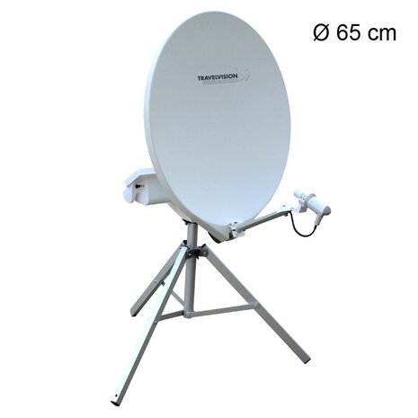 Travel Vision R7 65cm DUO LNB Volautomatisch Portable SatSystem