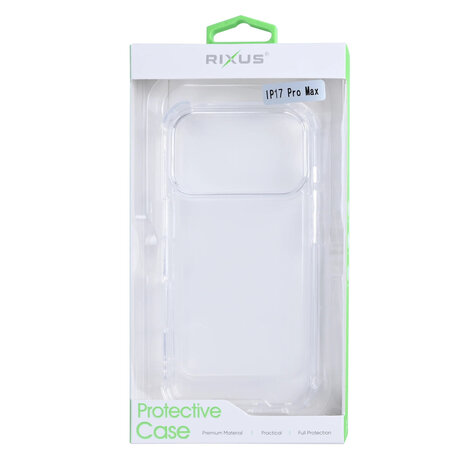 Rixus Protective Case Iphone 17 Pro Max Clear