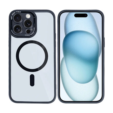 Rixus Metal Lens Protective Case Ip 15 Pro black/smoked