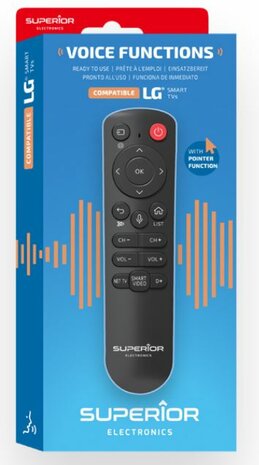 Universele LG Bluetooth afstandsbediening - Spraakfuncties - Compatibel met LG Smart TV's