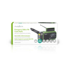 Noodradio  Draagbaar Model DAB+ / FM Batterij Gevoed Handslinger Solar Powered USB Gevoed  Wekker 