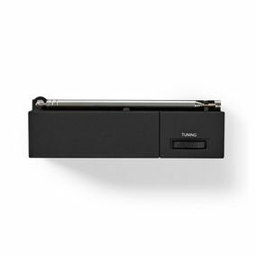 FM-Radio  Draagbaar Model AM / FM Batterij Gevoed  Analoog  1.5 W Zwart-Wit Scherm Koptelefoonoutput | IP20 | Zwart