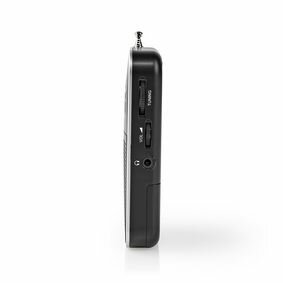 FM-Radio  Draagbaar Model  AM / FM Batterij Gevoed Analoog 1.5 W Zwart-Wit Scherm Koptelefoonoutput  IP20 