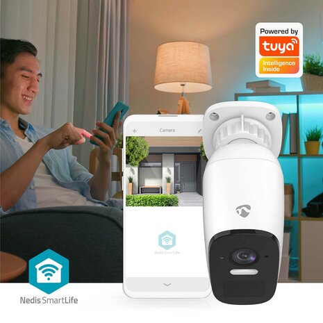 SmartLife Camera voor Buiten  Spotlight | 4MP Quad HD 1440p / 2560x1440 