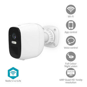 SmartLife Camera voor Buiten  Spotlight | 4MP Quad HD 1440p / 2560x1440 