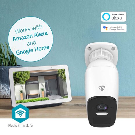 SmartLife Camera voor Buiten  Spotlight | 4MP Quad HD 1440p / 2560x1440 