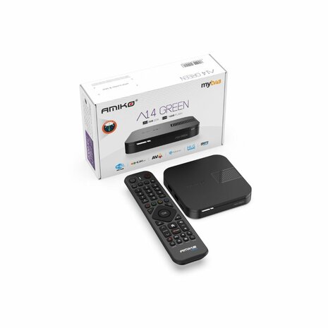 Amiko A14 Green+ Streaming Box 4K UHD