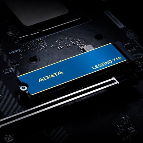 ADATA Legend 710 | 512GB NVMe SSD | M.2 Gen3 | 2400 MB/s Lezen | 1600 MB/s Schrijven
