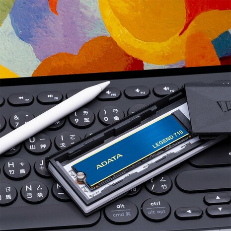 ADATA Legend 710 | 512GB NVMe SSD | M.2 Gen3 | 2400 MB/s Lezen | 1600 MB/s Schrijven