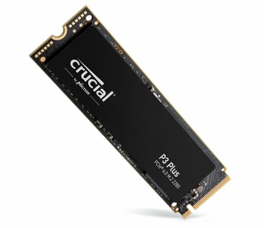 Crucial P3 Plus | 2 TB NVMe SSD | M.2 Gen4 | tot 5.000 MB/s Lezen | tot 4.200 MB/s Schrijven