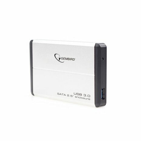 Gembird EE2-U3S-2-S | 2,5" SATA HDD/SSD Behuizing | USB 3.0 (5 Gbit/s) | Zilver