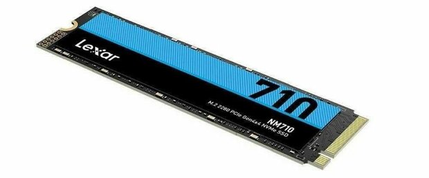 Lexar NM710 | 2TB NVMe SSD | M.2 Gen4 | 4.850MB/s Lezen | 4.500MB/s Schrijven