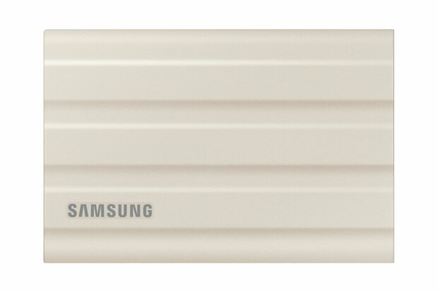 Samsung T7 Shield | Externe SSD | 2TB | USB 3.2 Gen2 | 1.050MB/s Lezen | 1.000MB/s Schrijven | Beige