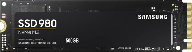 Samsung 980 | 500GB NVMe SSD | M.2 Gen3 | 3.100MB/s Lezen | 2.600MB/s Schrijven