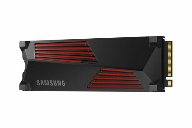Samsung 990 PRO | 1TB NVMe SSD | M.2 | Gen4 | 7.450MB/s Lezen | 6.900MB/s Schrijven | Heatsink