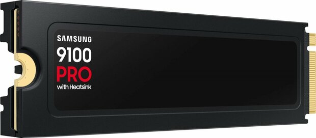 Samsung 9100 PRO | 2TB NVMe SSD | M.2 | Gen5 | 14.700MB/s Lezen | 13.400MB/s Schrijven | Heatsink