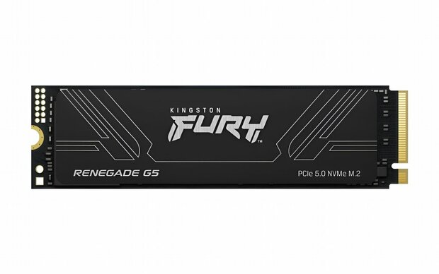 Kingston Fury Renegade G5 | 1TB NVMe SSD | M.2 | Gen5 | 14.200MB/s Lezen | 11.000MB/s Schrijven