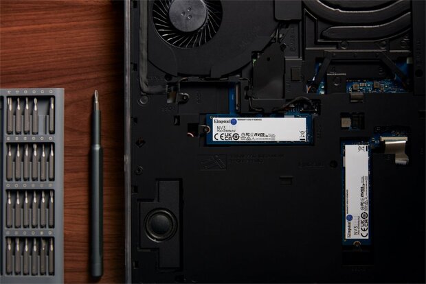 Kingston NV3 | 2TB NVMe SSD | M.2 Gen4 | 6.000MB/s Lezen | 5.000MB/s Schrijven