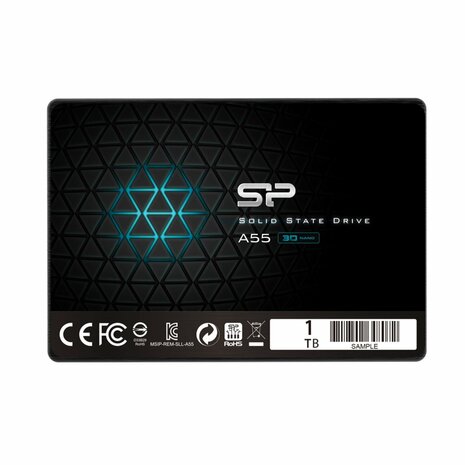Silicon Power A55 | 4TB SATA SSD | 2.5'' | 500MB/s Lezen | 450MB/s Schrijven