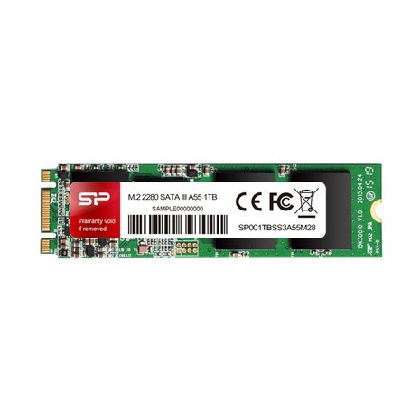 Silicon Power A55 | 128GB SATA SSD | M.2 | 560MB/s Lezen | 530MB/s Schrijven